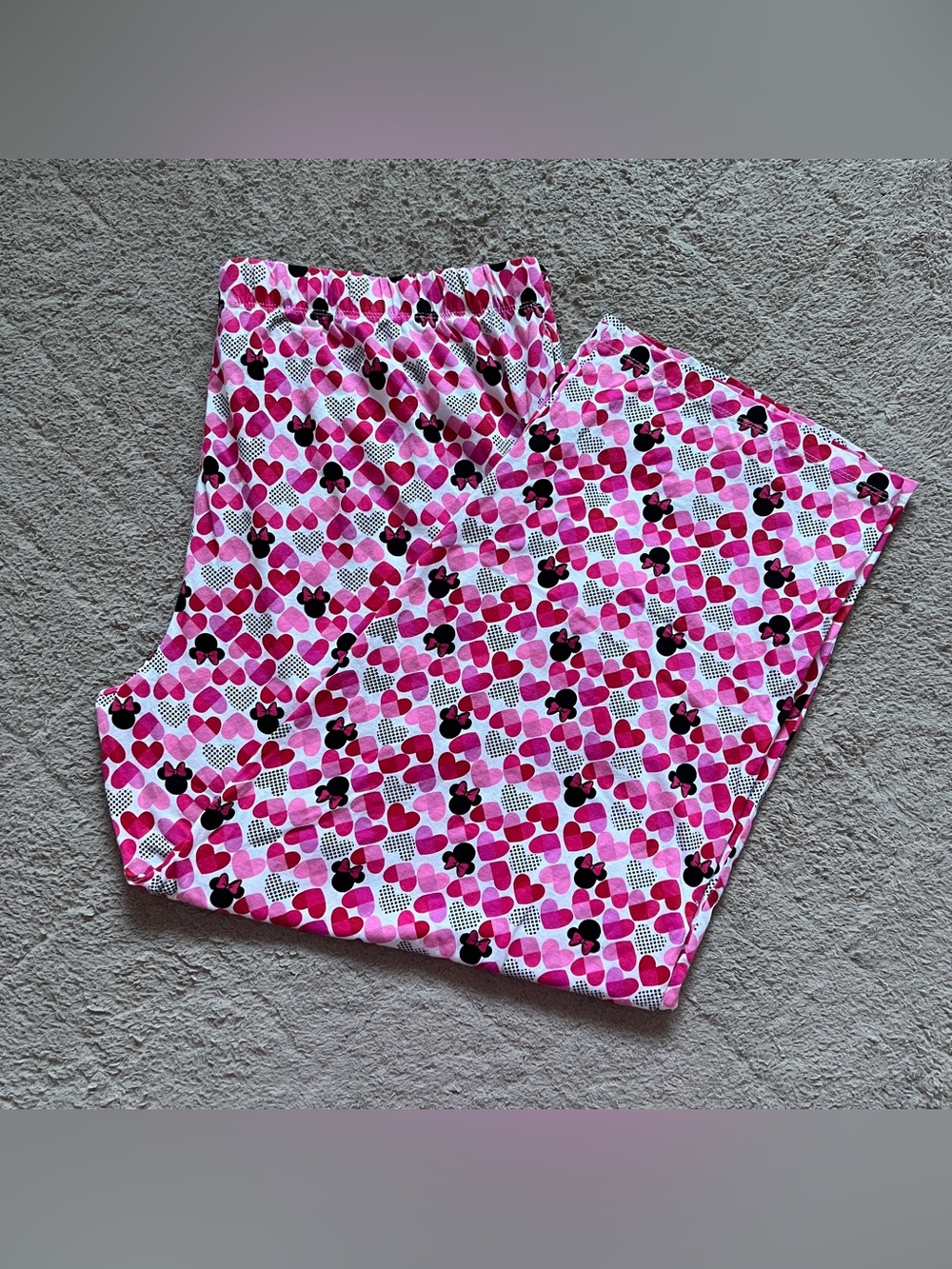 Disney Minnie Mouse Cotton Pajama Pants Sz Preppy Minimalist Disney Parks 2XL